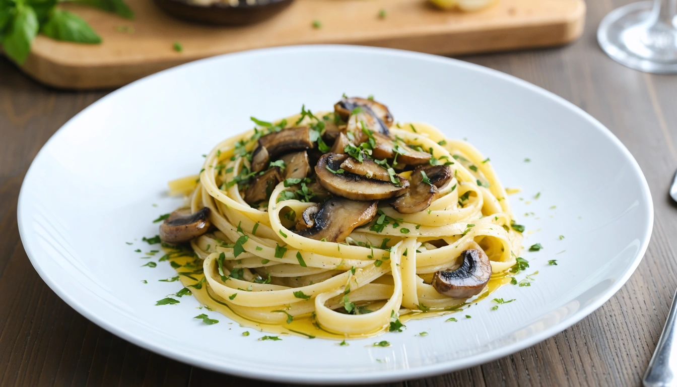 funghi porcini con pasta